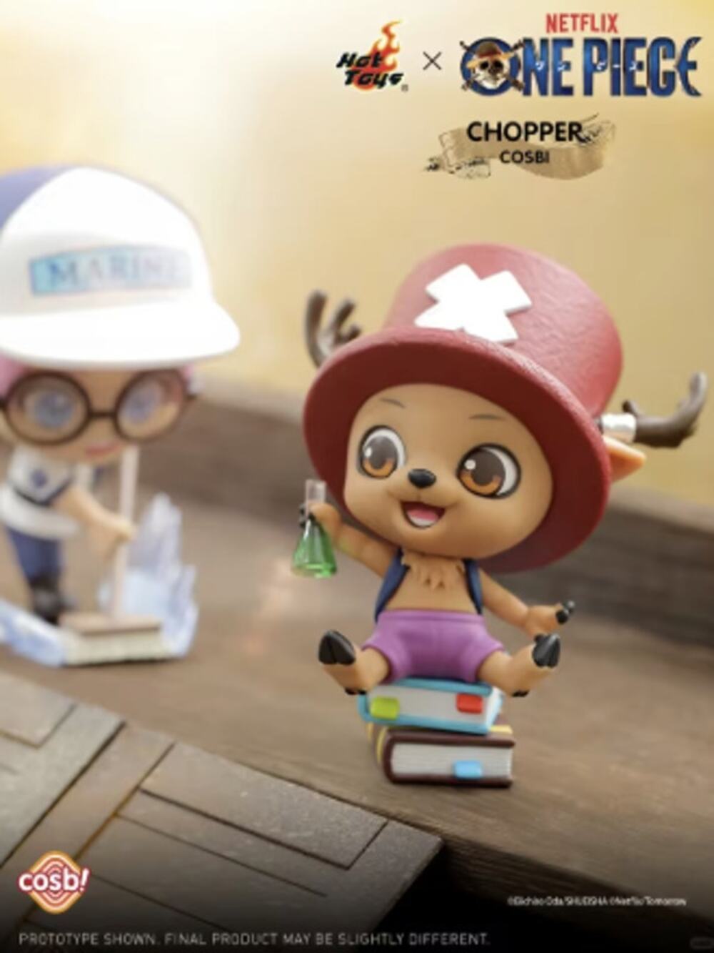 One Piece x Netflix x Cosbi Collectible Figurine Series, Authentic -Chopper, NEW